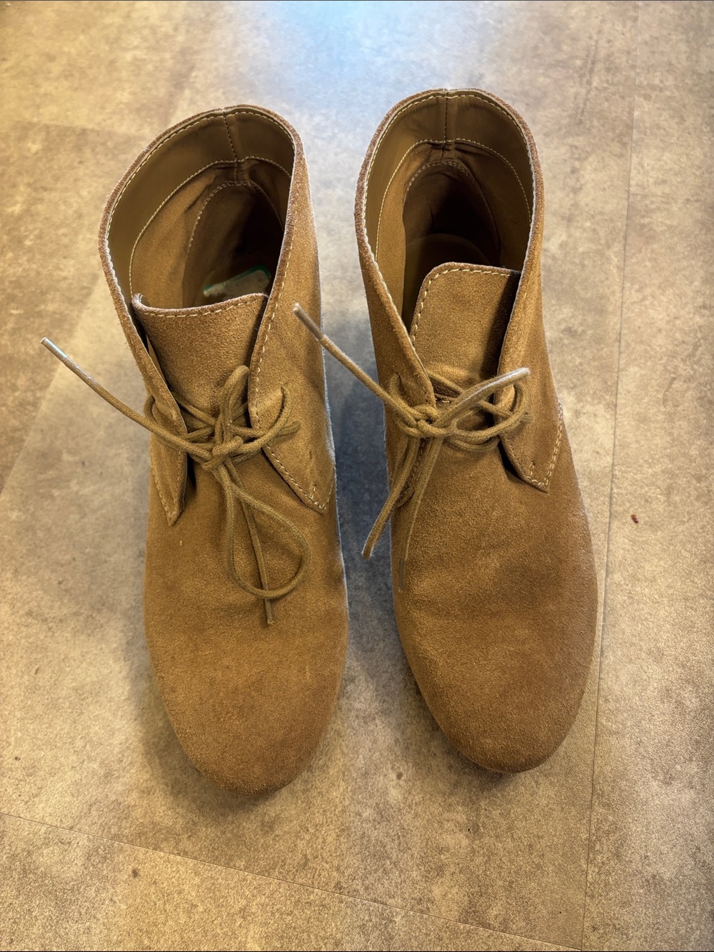 Nine West Women’s Suede and Leather Ankle Booties